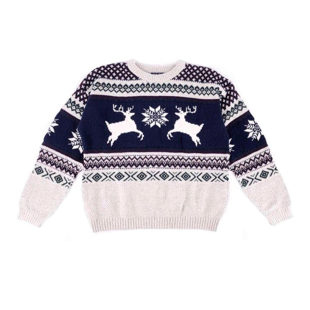 90s deer crewneck sweater 1990s vintage